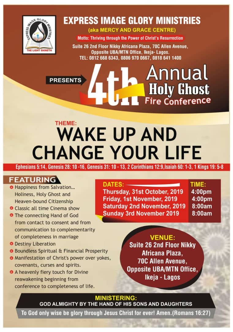 HOLYGHOST FIRE CONFERENCE 2019